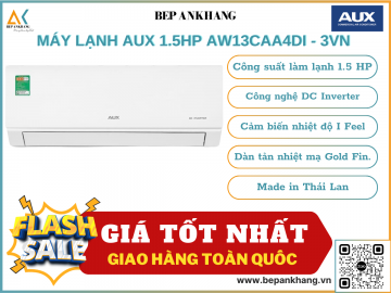 Máy lạnh AUX 1.5HP AW13CAA4DI - 3VN - Made in Thái Lan